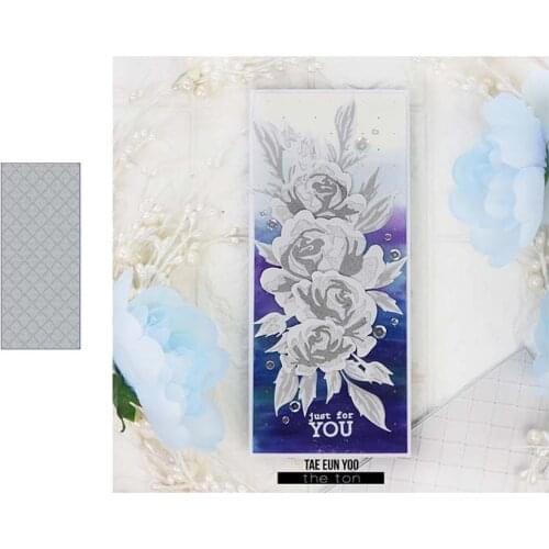 2021 Long Frame background Metal Cutting Dies Shape for Scrapbooking Craft Die Cut Stencil Card Make Mould Sheet Decor Template