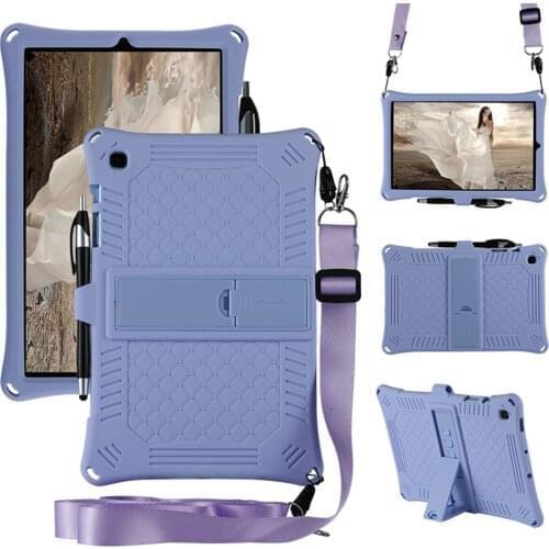 Soft Silicone Tablet Cover Case For Samsung Galaxy Tab S6Lite 10.4 P610 P615 S6 T860 S5E T720 T290 T295 Back Shell Free Pen