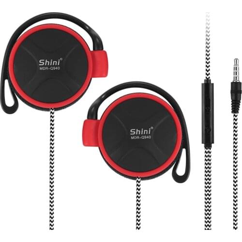 Shini Q940 Headphones 3.5mm Sports Earphone EarHook Headset For Music Mp3 Player Computer Mobile Telephone Earphone Wholesale