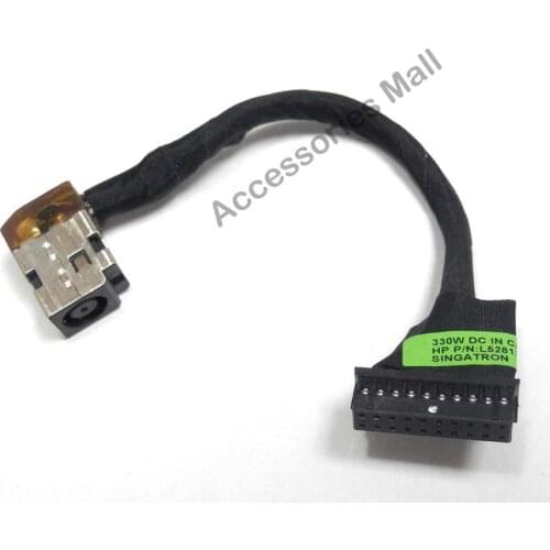Laptop DC Power Jack with cable for HP 17-CB 17-CB0000TX 7ME31PA TPN-C144 DC Connector Laptop Socket Power Replacement