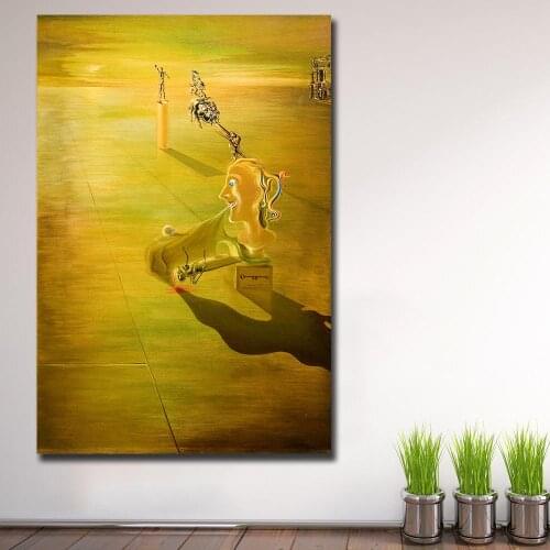 Salvador-dali-crucifixion-corpus-hypercubus Paiting Home Decor On Canvas Modern Wall Art Canvas Print Poster Canvas Painting