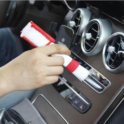 R3MD Microfiber Car Air Conditioning Vent Brush Auto Grid Cleaner Crevice Dust Brush Vehicle Cleaning Styling Accessories