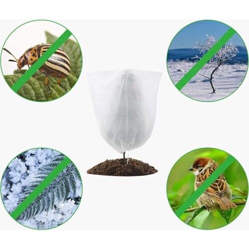 Tree Shrub Plant Protection Bag Plant Antifreeze Cover Gardening Tool Non-Woven Plant Winter Protective Cover Bag