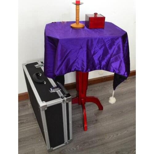 Super Deluxe Floating Table (Anti Gravity Box + Candlestick) Magic Tricks Stage Magia Gimmick Props Accessories Levitation Magie