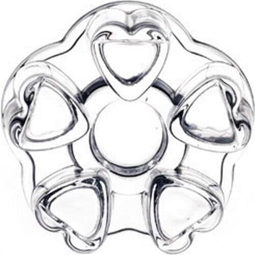 Heart Shape Heat Resistance Glass Flower Teapots Heater Coffee Maker Heating Base Heat-Resisting Tea pots Warmer Base Clear Hot