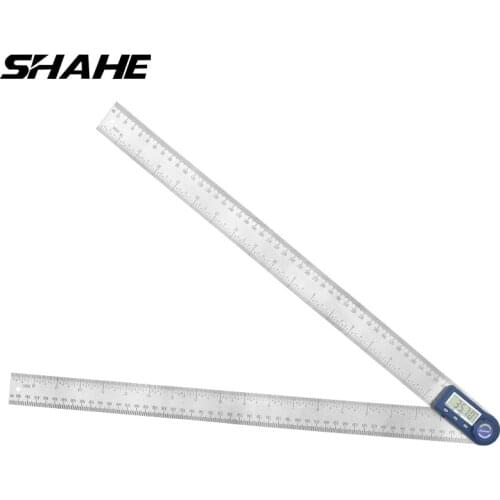 Shahe Digital Protractor 500 mm Digital Angle Finder With Large Screen Inclinometer Goniometer Level Digital Angle Gauge
