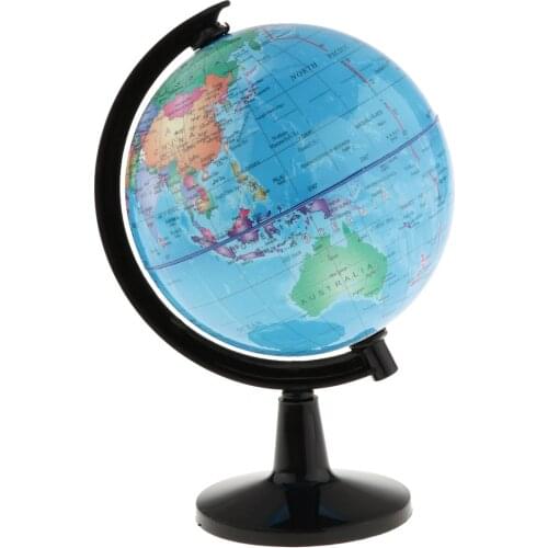 Water-proof Globe Sphere Tellurion World Map Globes 10.6cm for Kids Tool