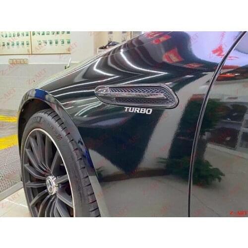 Z-ART for AMG GT50 2019 carbon fiber fender trim for AMG GT53 carbon fiber side vents for AMG GT 4 door carbon fiber vents cover