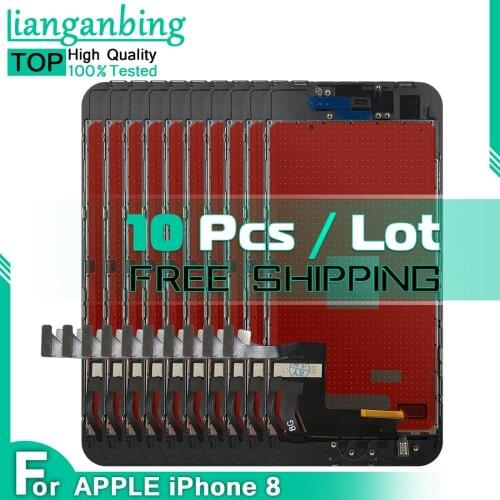 10 pcs/Set Original LCD For iPhone 8 LCD Display Touch Digitizer Assembly Assembly Replacement For iPhone 8 Screen 100% Tested