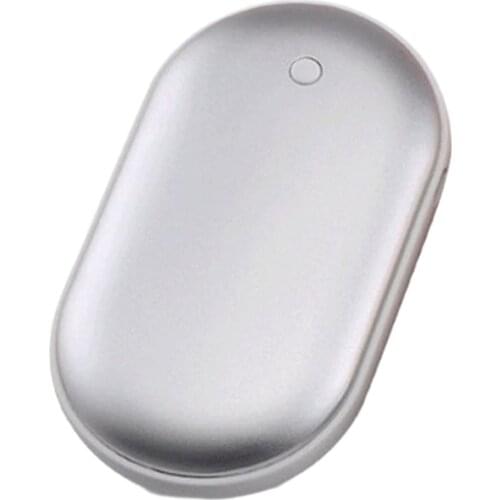 2-in-1 Winter Electric Hand Warmer USB Rechargeable Double-sided Heating Long Life Mini Pocket Portable Charger