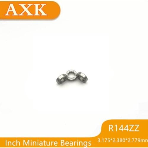 2021 Top Fashion Sale R144zz Bearing Abec-3 (10pcs) 1/8"x1/4"x7/64" Inch Miniature R144 Zz Ball Bearings For Rc Models