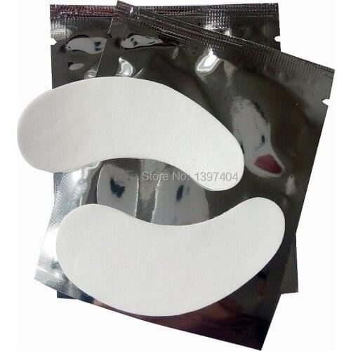 500 pairs/lot 100% Lint Free Eye Gel Patch under eye gel patch and lint free eye patch for Eyelash Extension patch