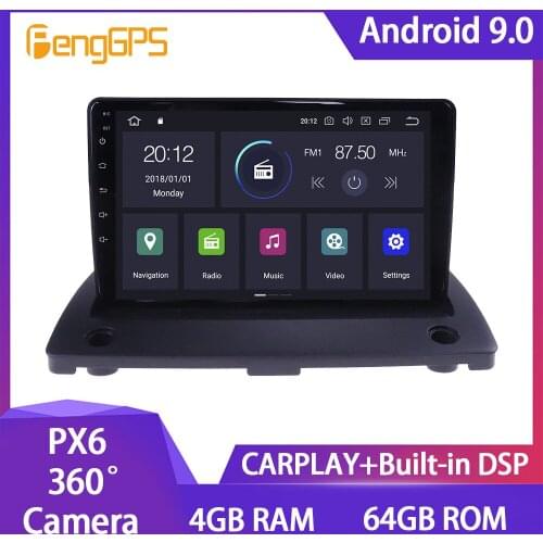 Android 10 Car GPS Navigation for Volvo XC90 2004-2014 Stereo Head Unit DVD Player Touchscreen Multimedia Mirror Link USB WIFI