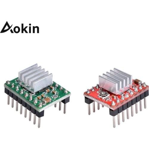 Stepper Motor Driver A4988 Reprap Stepper Driver Green Red Module with Heatsink For 3D Printer Parts Ramps 1.4 Reprap Board