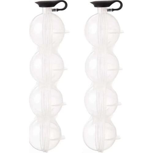 Ice Tray Mold 2021 Original Round Trays Bar Tools For Home Kitchen 4-hole White