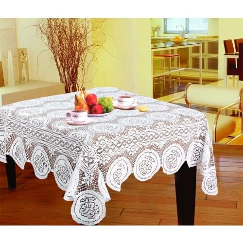 GUDLUK Lace Tablecloths On The Table