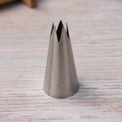 #2M Piping Nozzle Decor Icing Tip Cream Flower Rose Tips Fondant Baking Tool Cake Cupcake Decor Stainless Steel