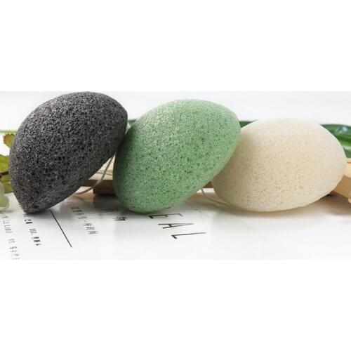 Konjac Konnyaku Facial Puff Face Cleanse Washing Sponge Exfoliator Cleansing Sponge Facial Care Makeup Tools LX2301