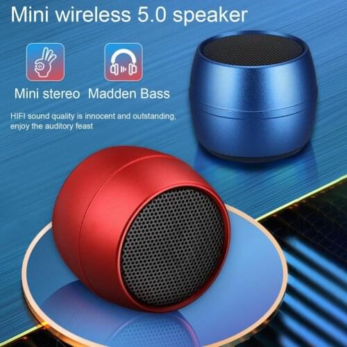 M6 Mini Bluetooth Speaker Portable Wireless Speakers Sound Box Gift Outdoor Sound Stereo Subwoofer Music Player for Smartphone