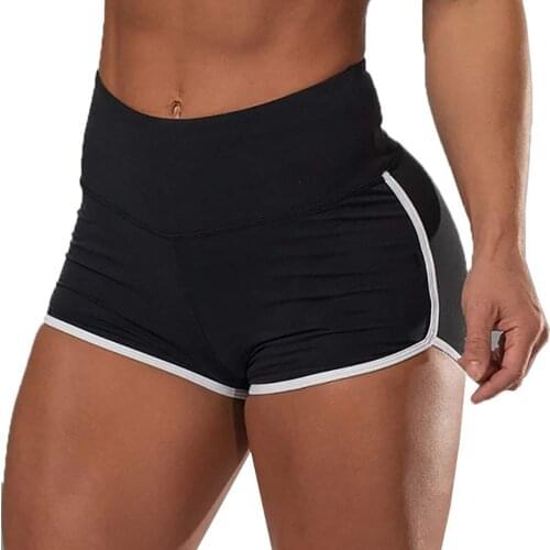New Summer Sport Shorts Women High Waist Elasticated Seamless Fitness Leggings Push Up Gym Training Gym Tights Pocket Short