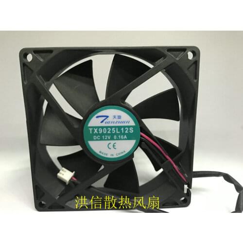 SXDOOL TX9025L12S 9cm 90mm DC 12V 0.16A 90*90*25 mm axial computer case cooling fan