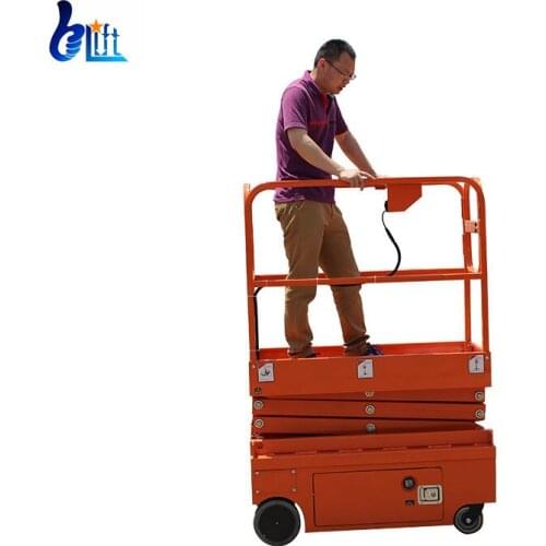 Ce Approved High Quality 3m Loading 300kg Mobile Mini Self Propelled Electric Hydraulic Table Car Lift For Sale