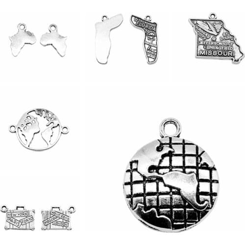 Wecharms bulk charms for jewelry making kit pendant diy jewelry accessories Alaska Charms