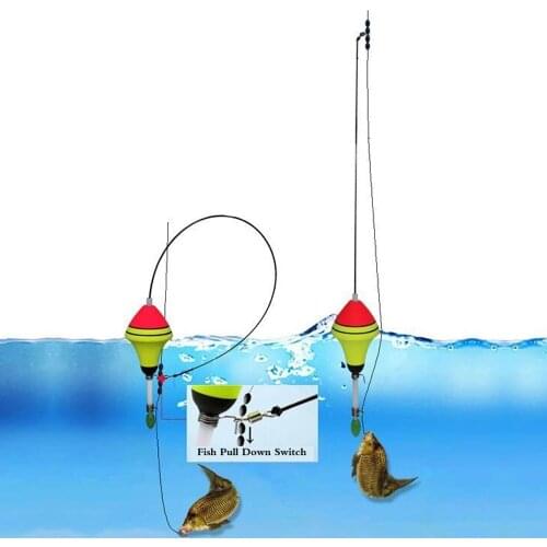 Portable EVA Carp Fishing Bobber Group Automatic Fish Float Fishing Tackle Buoy Fish Floating Tiple Suit Accessories Outdoor