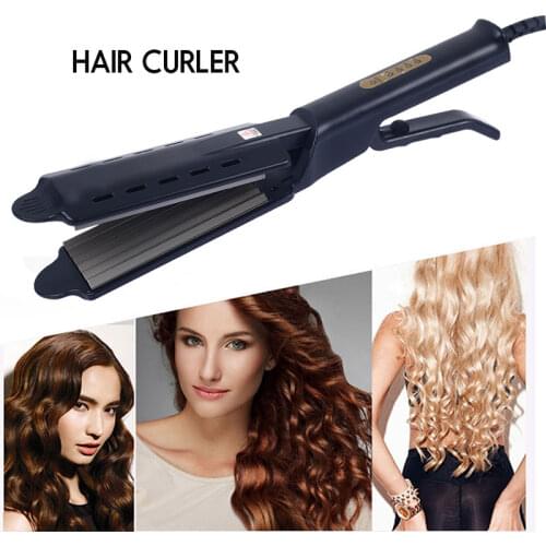 Professional Four-Speed Thermostat Straight Hair Splint Bangs Hairdressing Tool Corn Beard Curling Splint Tool Hair Salon