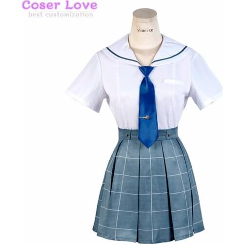 Hachigatsu School Uniform Sailor Suit Arihara Tsubasa Ukita Akane Cosplay Costume for Halloween Christmas New years