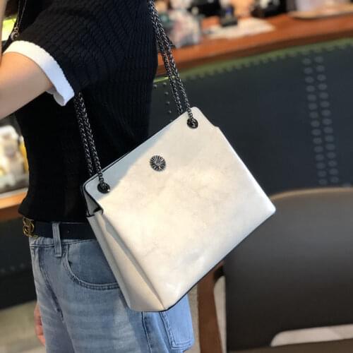 Bags women handbags 2021 new fashion wild ladies underarm bags retro chain shoulder messenger bag tide