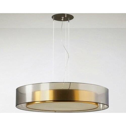 Tricolor Copper Ceiling Chandelier In the Living room Restaurant Decoration Lamp Indoor led Dual Purpose Lighting