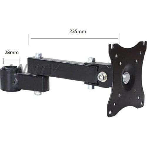 Monitor Universal Extension Arm Black White Desktop Stand Full Motion Steel Suporte Monitor Holder 14"-27" PC Mount Arm Bracket
