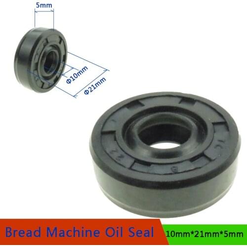 10*21*5mm Oil Seal Ring for Bread Maker Breadmaker Bakers Machine Blender Repair Parts Bread Machine Spare Parts Wearable