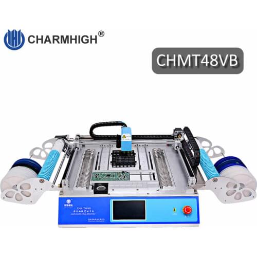 Hottest! 58pcs Feeders 2 Vision Camera CHM-T48VB Charmhigh SMT Pick and Place Machine chmt48vb, Industry Embedded Linux System