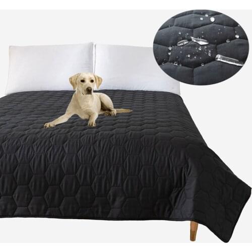 Waterproof Pet Mattress Cover Washable Bed Cover Queen King Size Urineproof Pad Mat Blanket Breathable Pet Dog Bed 5 colors