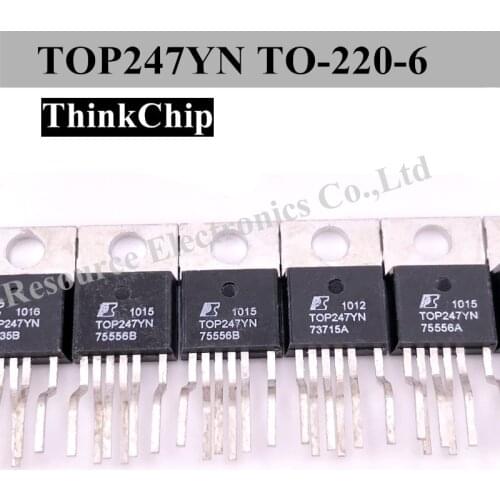 10pcs) TOP247YN TO-220-6 TOP247Y TO220 TOP247 TOPSwitch-GX Family Extended Power Integrated Off-line Switcher