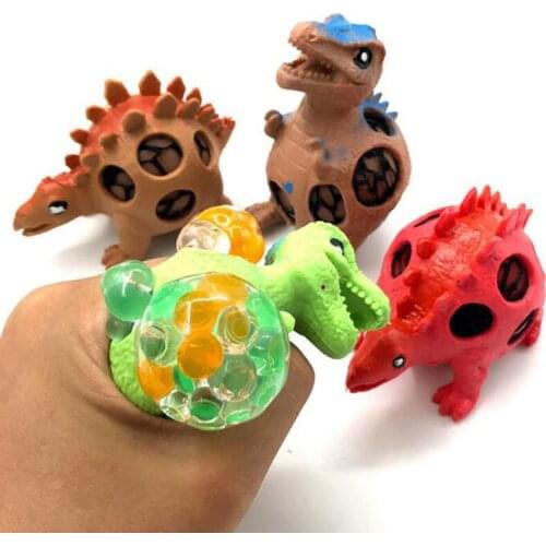 20PCS Cute Funny Dinosaur Squeeze Stretchy Scented Cartoon Horse Decompress Toy Squishy Stress Reliever Collectibles Kids Gift