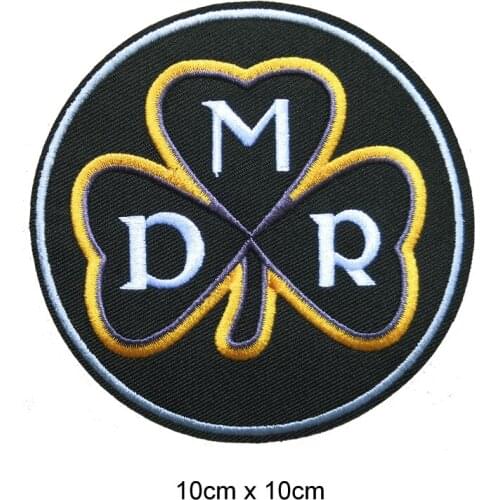 10 PCS Lucky Plant Clover Embroidered Iron on Patch, Biker Vest Jacket Backpack Badge DIY Clothing Accessories