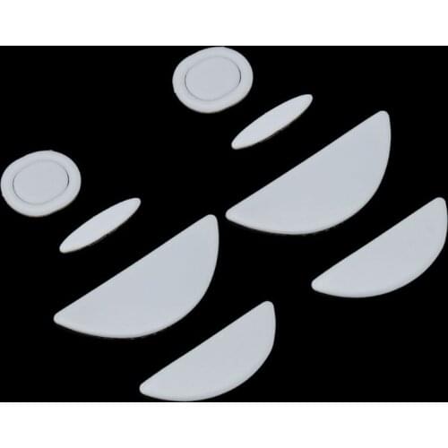 2 Sets/pack Tiger Gaming Mouse Feet Mouse Skate for logitech MX518 /G400 /G400S White Mouse Glides Curve Edge