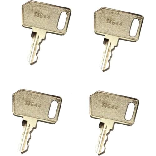 4 Ignition Starter Keys 14644 M516 Fit for Terex Generation 7 Dumptruck ADT