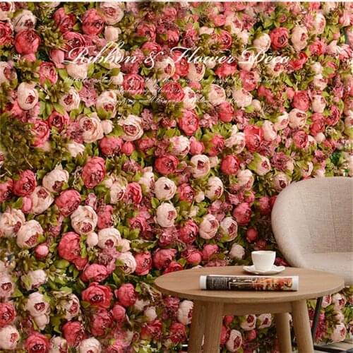 40*60 cm HI-Q artificial flower wall panel Milan turf party DIY wedding background decor rose hydrangea peony Luxury 10pcs/lot