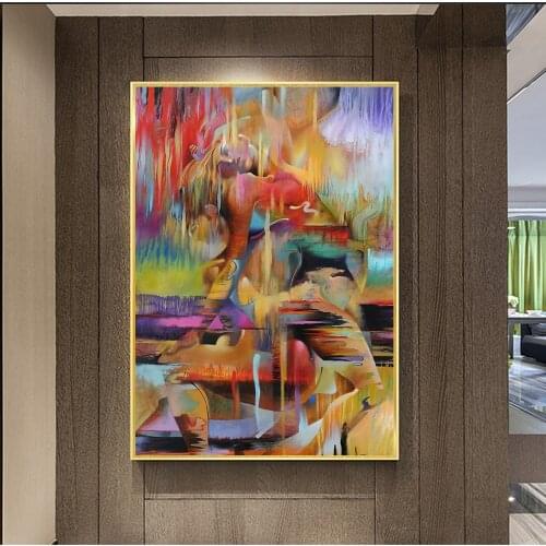 Abstract Lover Pop Art Canvas Paintings On The Wall Art Prints Graffiti Art Canvas Pictures Home Wall Decor Posters And Prints