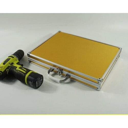 Aluminium Tool Box with Shockproof sponge Home Storage Box Portable Storage Suitcase Travel Luggage Organizer tool case