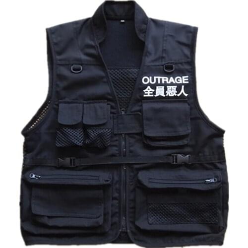 April MOMO 2021 Autumn Summer Men Coat Sleeveless Jacket Casual Men Vest Coat Us Size XS-XL