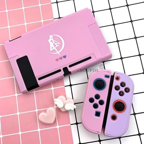 New Hard PC Skin Case for Nintendo Switch Console for Joy-Con Controller Protection Dockable Cute Shell Cover Accessory