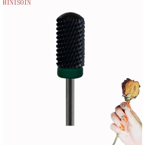 Black Ceramic-10 Pcs/Lot- Nail Drill Bit - Lager Smooth Top Bit - (1101.066)