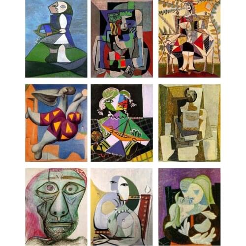 DIY Painting By Numbers Famous Abstract Painting HandPainted Oil Painting animal Drawing On Canvas Unique Gift Home Decoration