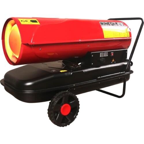 Numerically controlled dual display 20KW 30KW cart diesel heaters for breeding farms, large-area power industrial fuel heaters