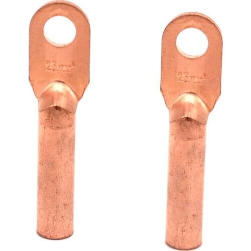 DT-10 DT-16 DT-25 DT-35 DT-50 DT-70 DT-95 DT-120 conector de Cable de cobre de crimpado Cable de Terminal tubo